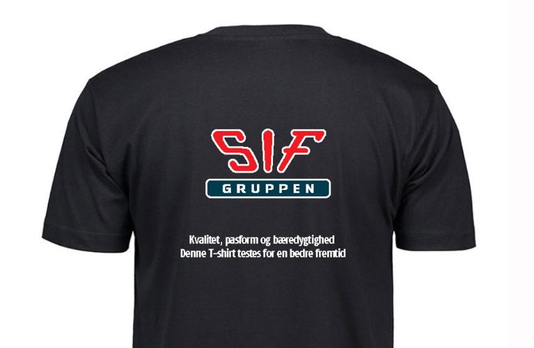 SIF Gruppen har iværksat et nyt t-shirt-initiativ i rejsen mod mere bæredygtighed 