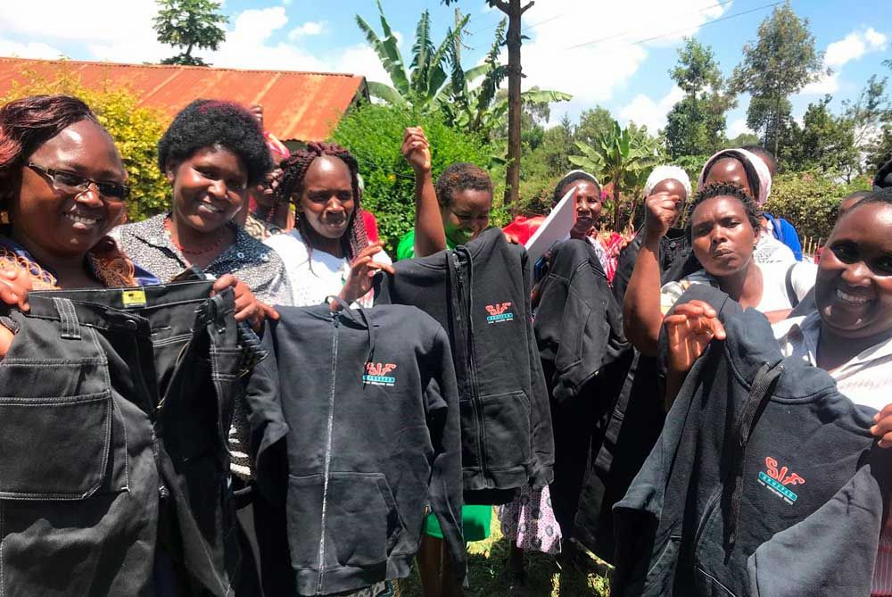 SIF Gruppens firmatøj får nyt liv i Kenya